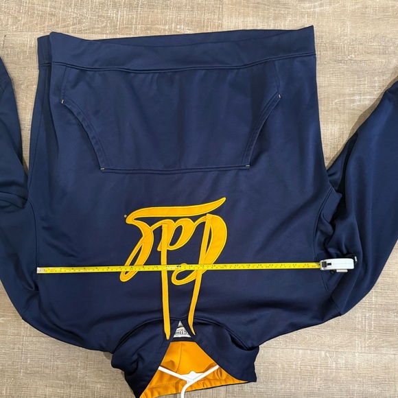 Berkeley College Cal Bears Majestic Navy and Gold Hoodie - Picture 4 of 5